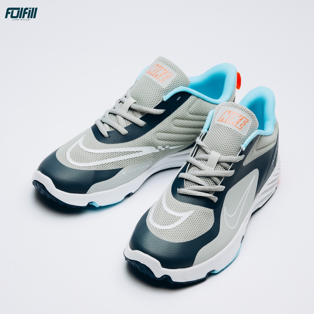 Nike Alpha Huarache 8 Pro Turf Gray - Blue | FulFill Nike Alpha Huarache 8 Pro Turf Gray - Blue | FulFill